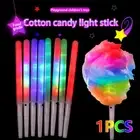 Glowing Floss Luminescent LED Flashing Marshmallow Light Sticks Sugar Free tiVcl