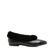 [About Arianne] About Arianne Elias Leather Ballet Flats 38 IT BLACK