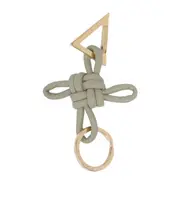 Triangle key ring One size Gray