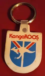 Kangaroos Keychain Australia ROOS SHOES VINTAGE DYNACOIL RARE blast from past