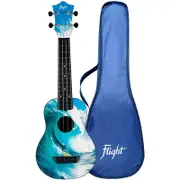 Flight TUS25 Surf Travel Soprano Ukulele W/Bag