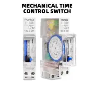 SUL180a 24 Hour Timer Switch Programmable Din Rail Mechanical Relay AC 220V 16A