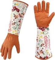 Fmtwphn Long Gardening Gloves Women, Long Sleeve Pruning Gloves, Non-Slip Wor...