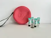 Benefit Cosmetics Round Orange Coral Bag 2 Mini Primer The Porefessional New