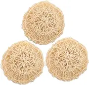 FOYTOKI Pcs Skin Shower Balls Jute Bath Scrubbers for Deep Cleansing Comfortable Body Scrubbers Rich Bubbles for Bathing Easy to Clean