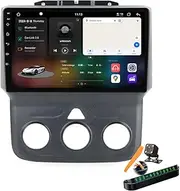 A,Y600S,Car Stereo Android 14.0 Radio for D-odge Ram 1500 2500 3500 2013-2018 GPS Sat Navigation 9'' Touchscreen DVD Multimedia Video Player FM BT Receiver with Carplay 4G 5G WiFi DSP SWC