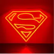 Super-Man Neon Sign Led Lights Hero Neon Lights Bedroom