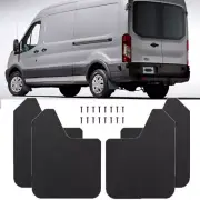 Carbon Fiber Style Car Mud Flaps Guards Splash Flares 4 Piece For Ford Transit