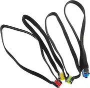 TOYANDONA 4PCS Tippet Spool Fishing Line Spooler User Friendly Elastic Line Keeper for Fly Fishing Easy to Operate Tippet Holder for Anglers