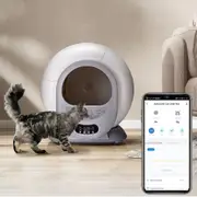 Taily Automatic Self-Cleaning Cat Litter Box WiFi APP Control Odor-Removal Easy Clean for Multi-Cats