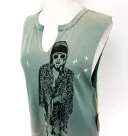 TRUNK LTD Women's NIRVANA Kurt Cobain "The End of Music" Tank Tee Size M NEW *
