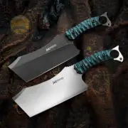 DC53 HEAVY DUTY FULL TANG CLEAVER WITH SHEATH G10 HANDLE FOR KITCHEN AND OUTDOOR
