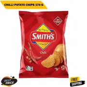 Smith’s Crinkle Cut Chilli Potato Chips 170g – Spicy & Crunchy Snack AU