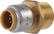SharkBite Max 1/2 Inch x 3/4 MNPT Reducing in. x in., Brass