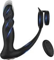 Anal Plug Sex Toys Vibrator plug prostate vibration remote control lock essence dual-purpose charging male masturbation device