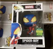 Funko Pop Spider-boy 2024 SDCC SHARED Exclusive + Protector
