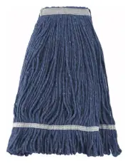 Mop Head, Blue Yarn, 24oz, 600g, Looped End (20 Each)