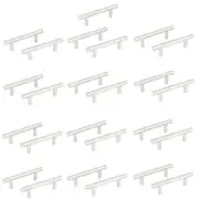 25pcs Stainless Steel Kitchen Cupboard Cabinet Drawer T Bar Pull Handle Knob 4"