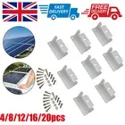 4/8/16/20Pcs Solar Panel Mounting Z Bracket Fixing Kit Caravan Roof Motorhome AU