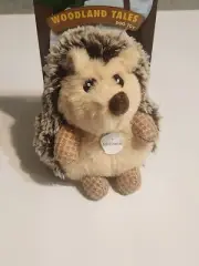 NWT plush dog toys with squeaker soft furry hedgehog animal play fun pet fun