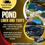 Pond liner 22x22 No underlay needed,HDRPE 30/40 Strong & Durable,Free Delivery
