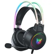[EU Direct] ONIKUMA X15 Pro Gaming Headset 3.5mm Wired Earphone RGB Light 50mm Units Stereo Surround Sound Breathable Ea