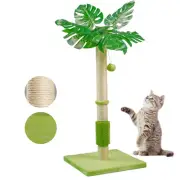 MeowHomm Cat Scratching Post, Cat Monstera Deliciosa for Indoor Cats with Nat...