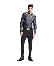 Dsquared2 Corset Skinny Techno Pants IT54 Black