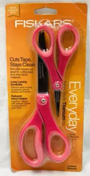 fiskars everyday 2 piece scissors set distressed packaging