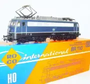 Roco DC HO 1:87 Deutsche Bundesbahn BR 110 Blue ELECTRIC LOCOMOTIVE MIB`78 RARE!