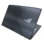 【EZSTICK】ASUS GL503VM GL503VD 黑色立體紋機身貼(含上蓋貼、鍵盤週圍貼)