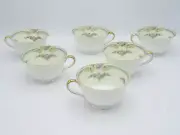 Lot of 6 VINTAGE NORITAKE PORCELAIN PLAZA FOOTED TEA CUP