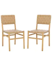 Safavieh Couture Jeremiah Woven Leather Dining Chair
