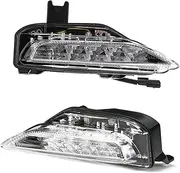 Turn Signal Lights for Q50 Q50S All 2014-2024 261304GA0A Pair LED Car DRL Turn Signal Light Front Bumper Fog Lamp Day Runnig Fog Light Turn Signal Lights(Clear Color)
