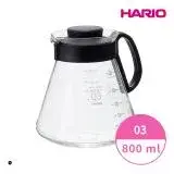 在飛比找遠傳friDay購物優惠-HARIO V60經典系列 03黑色80咖啡分享壺800ml