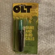 Vintage P.S. Olt Coyote Fox Predator Call Model No. T-20 NOS W/ Instructions!