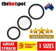 3X PACK Rubber Cock Rings Penis Support Stronger Erection Impotence Ring Sex Toy
