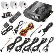 4Ch Vehicle Car 3G Wifi Mobile DVR RealTime Video Recorder + Camera Remote Kit