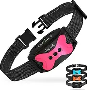 DogRook Rechargeable Dog Bark Collar | Smart Collar for Dog Training | No Shock | Beep & Vibration | No Bark Collar for Dogs | Anti Bark Collar for Large Dog, Medium Dog, Small Dog | 12-110 lbs