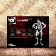 Dorian Yates Poster Muscle Man Bodybuilding Poster Workout Poster Home Gym Decor Exercise Motivational Quote Art Prints Inspirational Wall Art Gym Poster 0315121