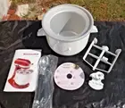 KITCHENAID KICAOWH ICE CREAM SORBET GELATO MAKER 4 PC STAND MIXER ATTACHMENT