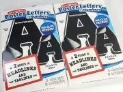 ArtSkills FULL ADHESIVE Poster Letters & Numbers - 300 PCS
