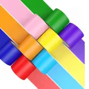 Rollos de cinta adhesiva de colores 2 pulgadas de ancho y 240 pies de largo.2024