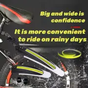Mountain Bike Bicycle Cycling Tire Front/Rear Mud Guards Mudguard Fenders Set