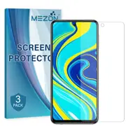 [3 Pack] Xiaomi Redmi Note 9 Pro Anti-Glare Matte Screen Protector Film by MEZON – Case Friendly, Shock Absorption (Redmi Note 9 Pro, Matte) – FREE EXPRESS