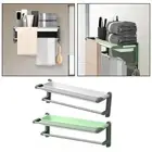 Bathroom Drying Shelf Multifunctional Space Saving Wall Mounted Stable Towel