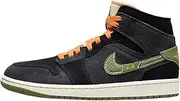 [Nike] Air Jordan 1 Mid Men's Shoes Anthracite/Sky J Lt Olive FD6817-003 7.5