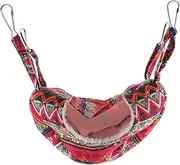 FIXOSHEE Lovely Hamster Hammock Comfortable Chinchilla Bed for Pets Safe Durable Hanging Design for Ferrets Rats and Guinea Pigs Cozy Sleep Sack