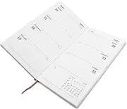 GANAZONO Delicate Daily Planner Notebook Travel Journaling Agenda Notepad for Office School Compact Smooth Writing Thick Convenient Design present for Travelers