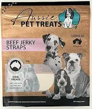 Beef Jerky Straps - 1 kg - Aussie PET TREATS